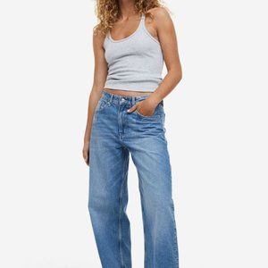H&M, Baggy Regular Jeans, Size 6